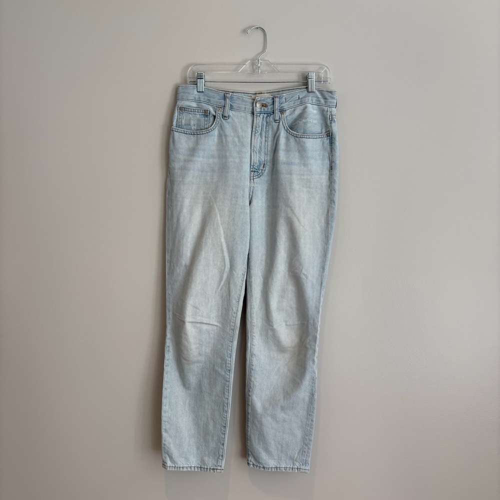 Madewell Light Blue Straight Leg Jeans - Picture 3 of 11